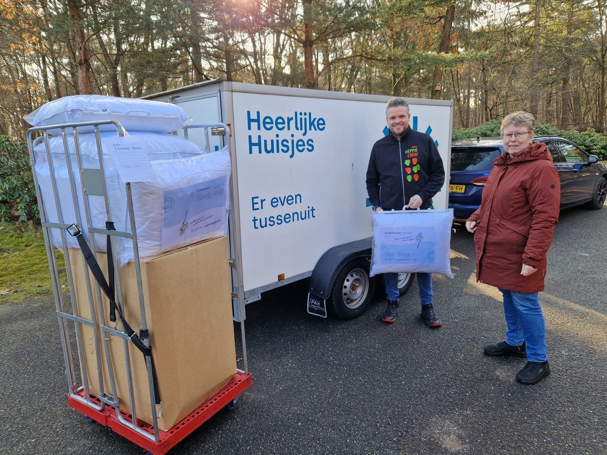 Nieuw beddengoed voor Hotel Heppie Veluwe