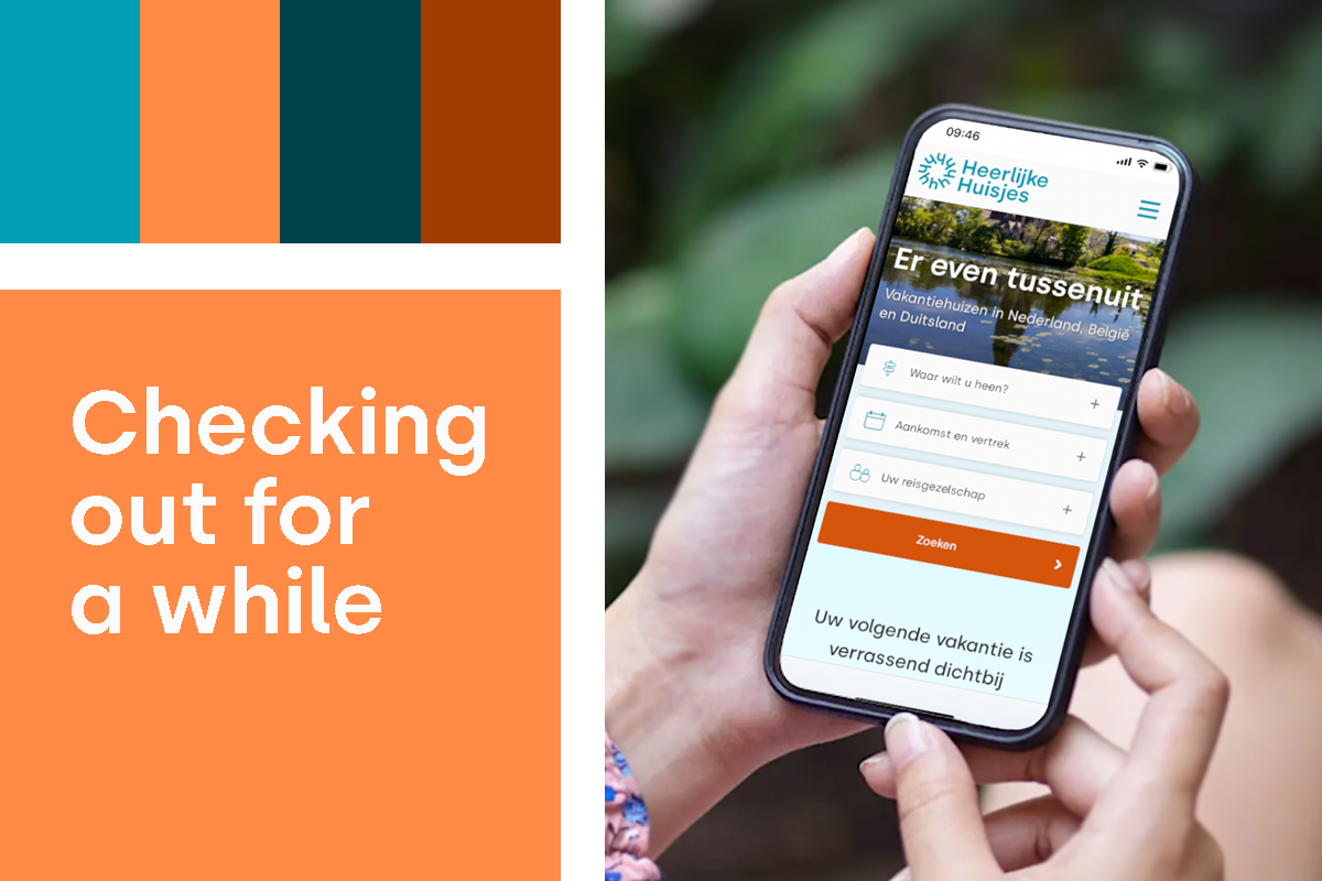 The Netherlands often takes centre stage at Heerlijke Huisjes; as a holiday destination or as the
            country of origin of guests for our foreign locations. In our new house style, blue and orange set the tone.
            These colours not only fit well with our working area, but also with our identity. Blue is the colour of
            water, for which the Netherlands is so well known. And orange is a warm, summery colour. A colour that
            has everything to do with enjoying a nice holiday. It is also our national colour that unites us not only
            during Koningsdag or the European Championships.